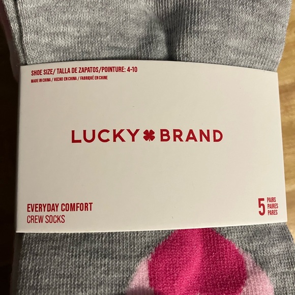 🌸Lucky🍀Brand Crew Socks - Picture 2 of 6